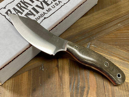 Bark River JX6 MagnaCut Green Canvas Micarta Red Liners Mosaic Pins (USA) - NORTH RIVER OUTDOORS