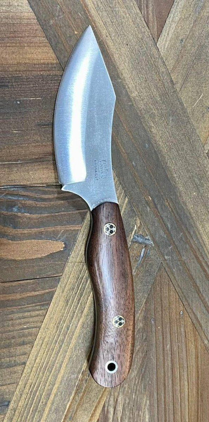 Bark River JX6 MagnaCut Walnut Burl Black Liners Mosaic Pins (USA) - NORTH RIVER OUTDOORS