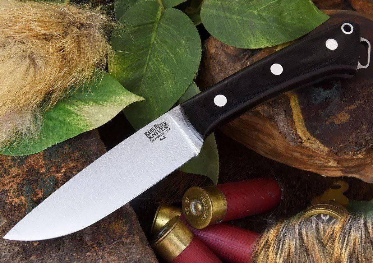 Bark River Knives Fox River Black Fixed Knife - NORTH RIVER OUTDOORS