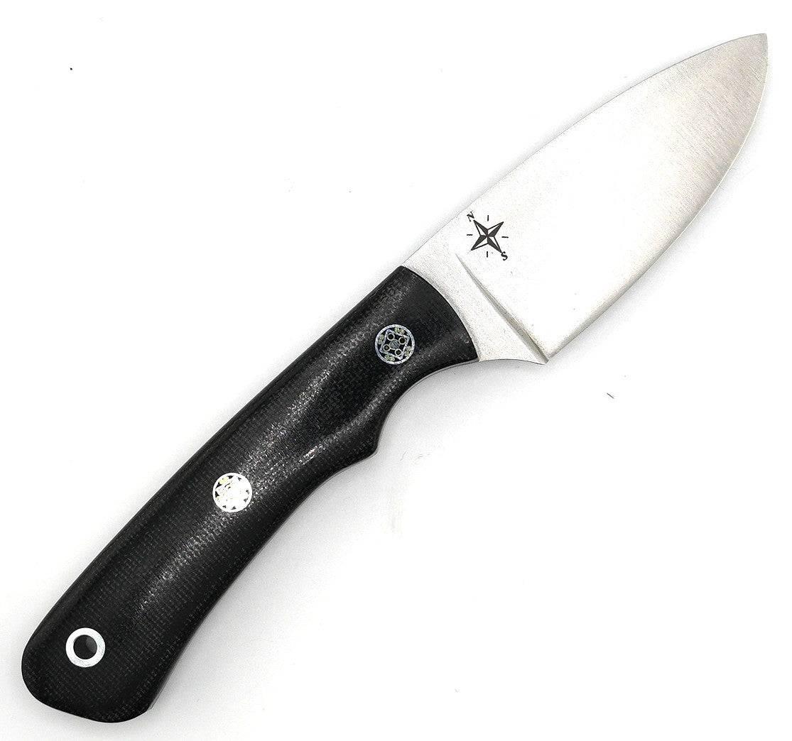 Bark River PSK EDC Magna Cut Black Canvas Micarta - Mosaic Pins - NORTH RIVER OUTDOORS
