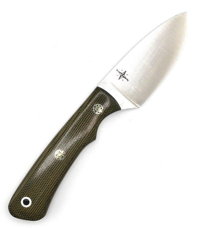 Bark River PSK EDC Magna Cut Green Canvas - Red Liners - Mosaic Pins - NORTH RIVER OUTDOORS
