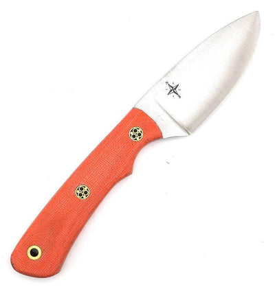 Bark River PSK EDC Magna Cut Orange Burlap - Matte - Mosaic Pins - NORTH RIVER OUTDOORS