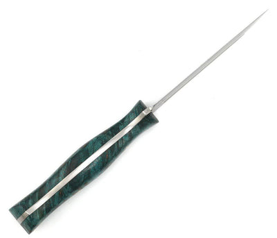 Bark River Taskmaster MagnaCut Turquoise Maple Burl - Mosaic Pins #2 (USA) - NORTH RIVER OUTDOORS