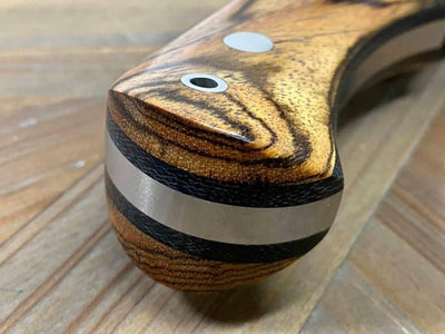 Bark River Trakker Fixed Blade Knife Bocote Wood (USA) - NORTH RIVER OUTDOORS