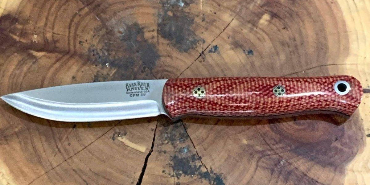 Bark River Ultralite Bushcrafter CPM 3V Firedog Micarta Black 