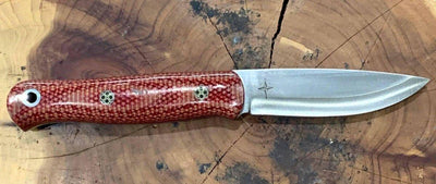 Bark River Ultralite Bushcrafter CPM 3V Firedog Micarta Black Liners Mosaic Pins - NORTH RIVER OUTDOORS