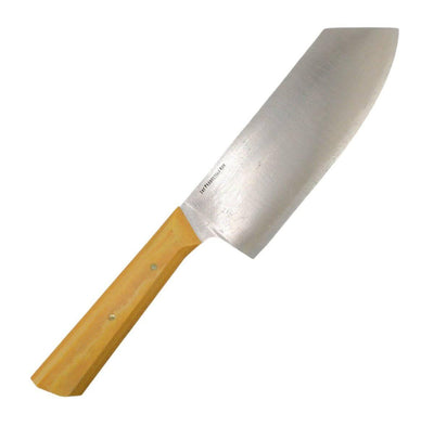 Bark River Wa Santoku Kitchen Knife MagnaCut Antique Ivory Micarta - NORTH RIVER OUTDOORS