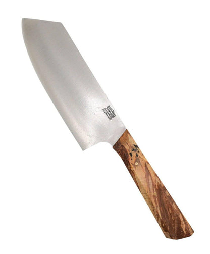 Bark River Wa Santoku Kitchen Knife MagnaCut Natural Spalted Maple - NORTH RIVER OUTDOORS