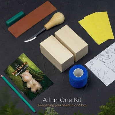 BeaverCraft Bear Carving Hobby-Kit - NORTH RIVER OUTDOORS