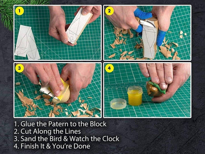 BeaverCraft Bird Carving Kit for Beginners - Adults and Kids - NORTH RIVER OUTDOORS