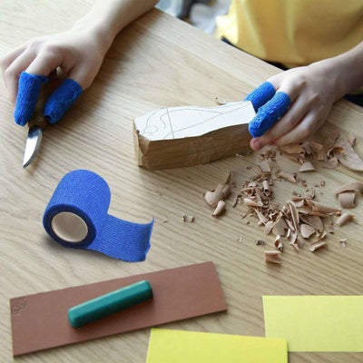 BeaverCraft Cut Resistant Adherent Wrap No-Cut Tape for Wood Carving and Whittling - NORTH RIVER OUTDOORS
