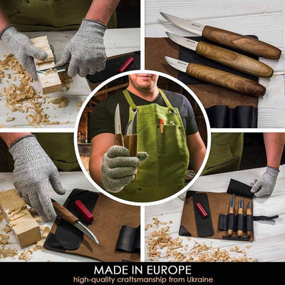 BeaverCraft Premium Whittling Set With Walnut Handles - NORTH RIVER OUTDOORS