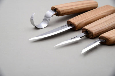 BeaverCraft S09 Set of 4 Knives in Tool Roll - NORTH RIVER OUTDOORS