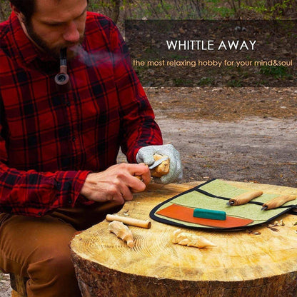 BeaverCraft Starter Chip and Whittle Knife Set with Accessories - NORTH RIVER OUTDOORS