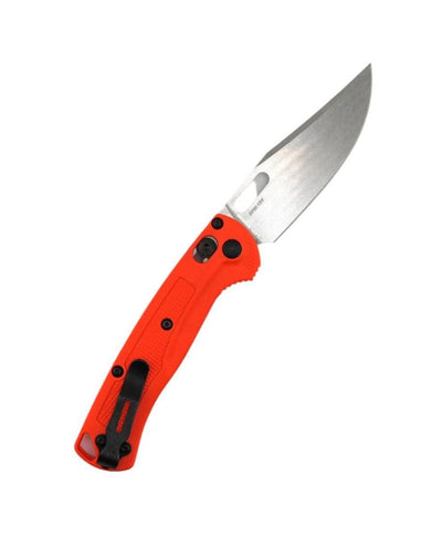 Benchmade 15533 Mini Taggedout Orange Grivory Stonewash Clip Point Folding Knife 3.04" CPM-154VN - NORTH RIVER OUTDOORS