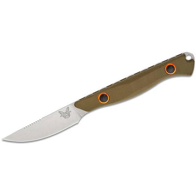 Benchmade 15700-01 Flyway Fixed Blade Knife 2.7" CPM-S90V Satin Blade OD Green G10 - NORTH RIVER OUTDOORS