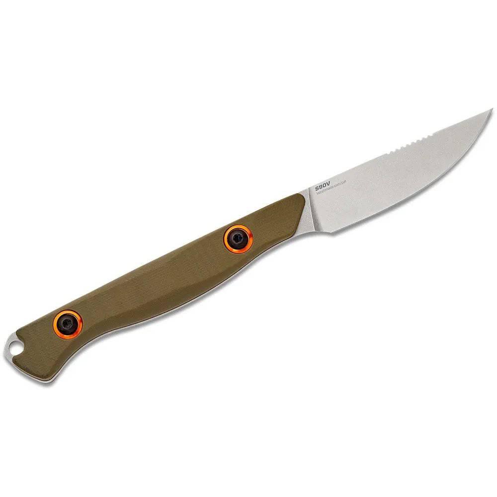 Benchmade 15700-01 Flyway Fixed Blade Knife 2.7" CPM-S90V Satin Blade OD Green G10 - NORTH RIVER OUTDOORS
