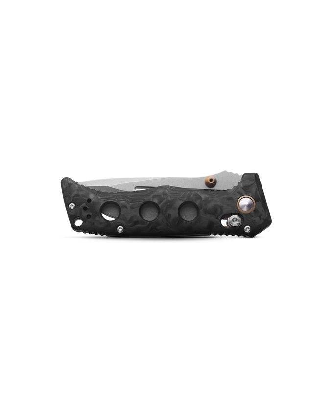 Benchmade 273-03 Mini Adamas Folding Knife 3.25" MagnaCut Marbled Carbon Fiber - NORTH RIVER OUTDOORS