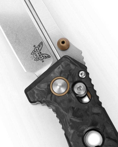 Benchmade 273-03 Mini Adamas Folding Knife 3.25" MagnaCut Marbled Carbon Fiber - NORTH RIVER OUTDOORS