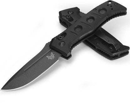Benchmade 2730GY-1 Shane Sibert Mini Adamas Auto Folding Knife 3.25" CPM-CruWear Tungsten Gray Cerakote Blade Black G10 - NORTH RIVER OUTDOORS