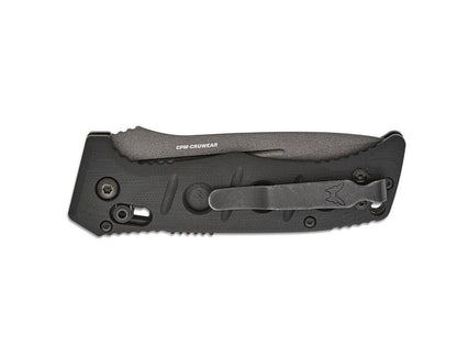 Benchmade 2730GY-1 Shane Sibert Mini Adamas Auto Folding Knife 3.25" CPM-CruWear Tungsten Gray Cerakote Blade Black G10 - NORTH RIVER OUTDOORS
