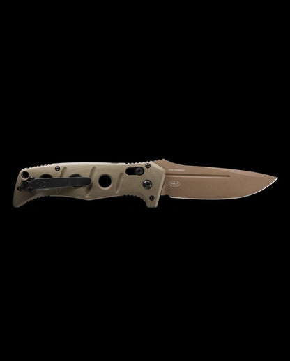 Benchmade 2750FE-2 Adamas Auto Knife 3.78" CruWear Flat Dark Earth - NORTH RIVER OUTDOORS