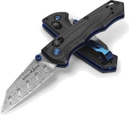 Benchmade 290-241 Gold Class Full Immunity Axis Folding Knife 2.49" Damasteel Wharncliffe Limited Edition - NORTH RIVER OUTDOORS