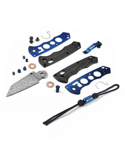 Benchmade 290-241 Gold Class Full Immunity Axis Folding Knife 2.49" Damasteel Wharncliffe Limited Edition - NORTH RIVER OUTDOORS