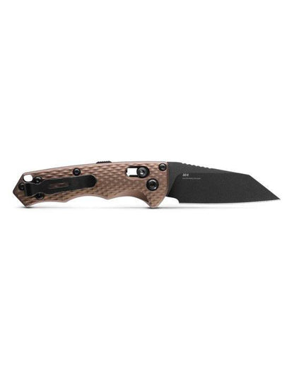 Benchmade 2900BK-1 Auto Immunity Folding Knife 2.49" CPM-M4 Cobalt Black Wharncliffe Flat Dark Earth Handles - NORTH RIVER OUTDOORS