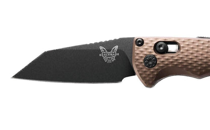 Benchmade 2900BK-1 Auto Immunity Folding Knife 2.49" CPM-M4 Cobalt Black Wharncliffe Flat Dark Earth Handles - NORTH RIVER OUTDOORS