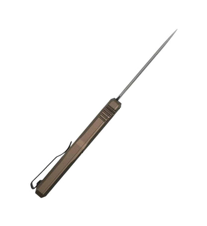 Benchmade 4600DLC-1 Phaeton OTF 3.45" Black S30V Drop Point Blade w/ Dark Earth Aluminum Handles - NORTH RIVER OUTDOORS