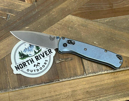 Benchmade 535 Semi-Custom Bugout Knife w/ Ti Handles Satin Blade (USA) - NORTH RIVER OUTDOORS