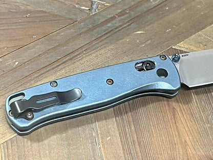 Benchmade 535 Semi-Custom Bugout Knife w/ Ti Handles Satin Blade (USA) - NORTH RIVER OUTDOORS