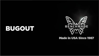 Benchmade 535BK-06 Limited Bugout AXIS Folding Knife 3.24" S30V Cobalt Black Cerakote Plain Blade Alpine Glow Grivory Handles - NORTH RIVER OUTDOORS