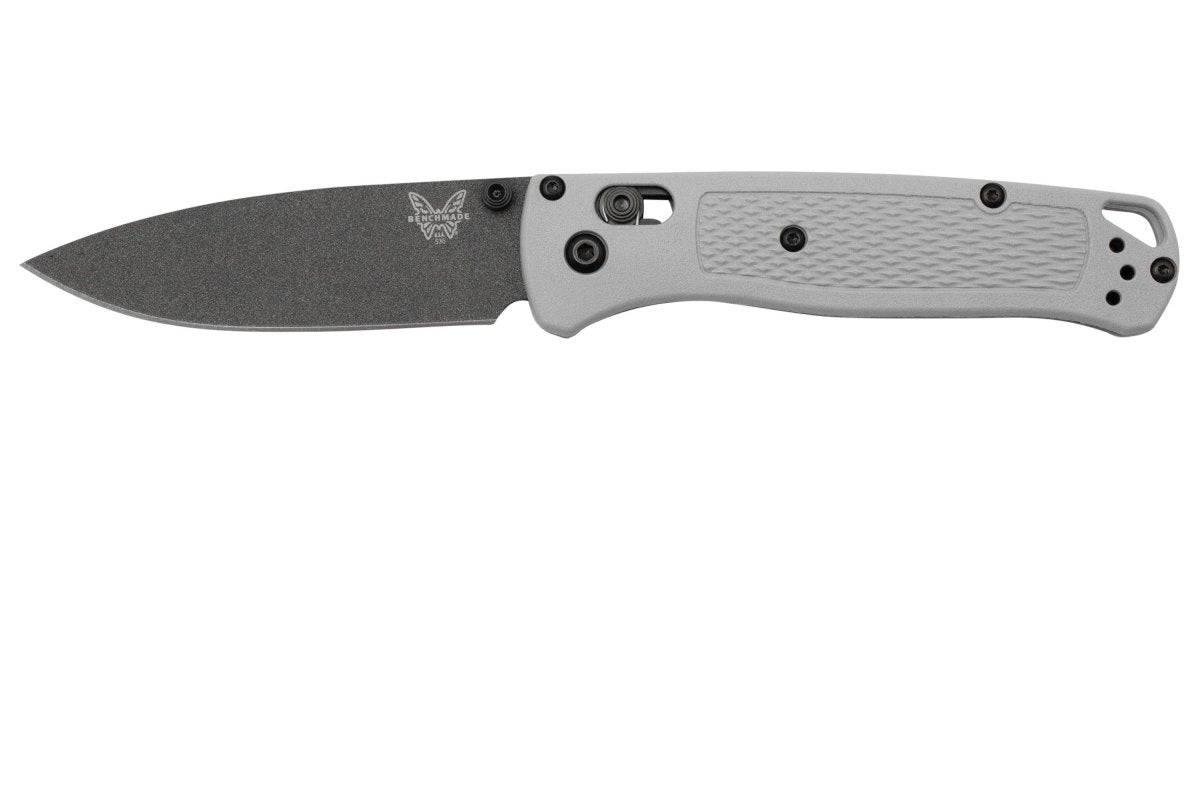 Benchmade 535BK-08 Bugout AXIS Folding Knife 3.24" S30V Gray Cerakote Plain Blade Storm Gray Grivory - NORTH RIVER OUTDOORS
