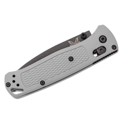 Benchmade 535BK-08 Bugout AXIS Folding Knife 3.24" S30V Gray Cerakote Plain Blade Storm Gray Grivory - NORTH RIVER OUTDOORS
