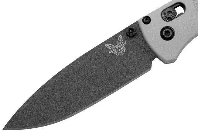 Benchmade 535BK-08 Bugout AXIS Folding Knife 3.24" S30V Gray Cerakote Plain Blade Storm Gray Grivory - NORTH RIVER OUTDOORS