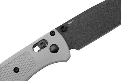 Benchmade 535BK-08 Bugout AXIS Folding Knife 3.24" S30V Gray Cerakote Plain Blade Storm Gray Grivory - NORTH RIVER OUTDOORS