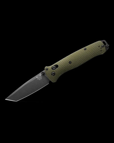 Benchmade 537GY-1 Bailout Knife Green Aluminum Knife 3.4" (USA) - NORTH RIVER OUTDOORS