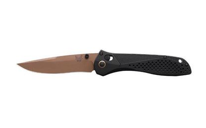 Benchmade 710FE-2401 McHenry & Williams Seven Ten Folding Knife 4" MagnaCut Flat Earth PVD Recurve Drop Point (Limited Edition) - NORTH RIVER OUTDOORS
