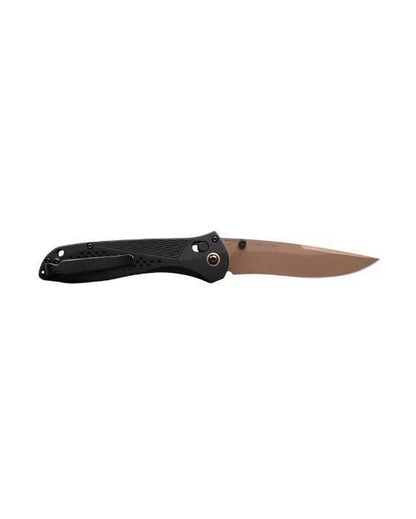 Benchmade 710FE-2401 McHenry & Williams Seven Ten Folding Knife 4" MagnaCut Flat Earth PVD Recurve Drop Point (Limited Edition) - NORTH RIVER OUTDOORS