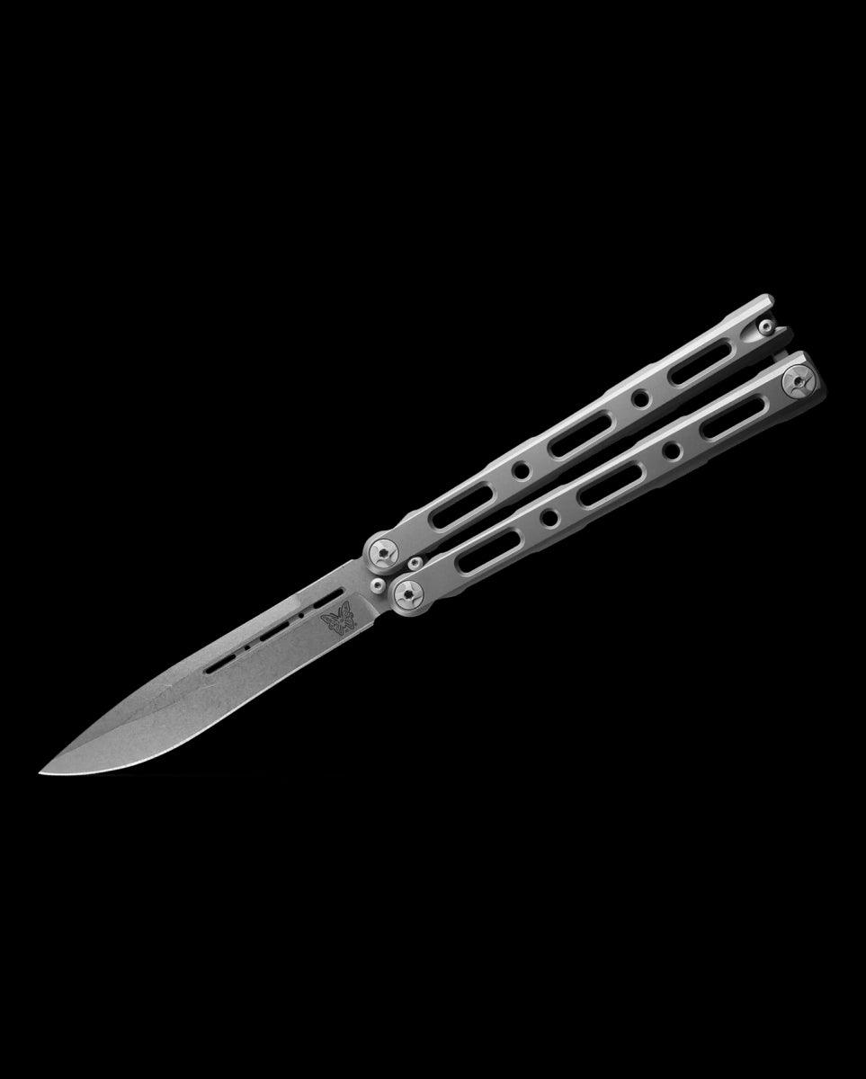 Benchmade 85 Billet Ti Balisong Butterfly 4.4" CPM-S30V - NORTH RIVER OUTDOORS