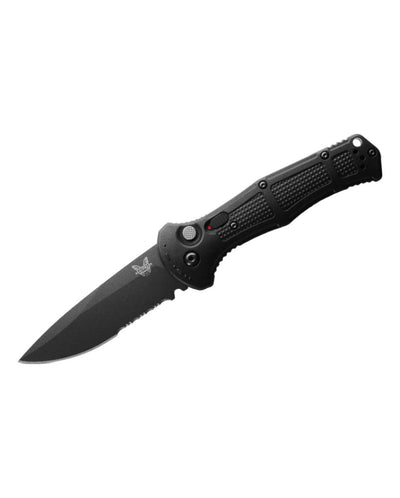 Benchmade 9070SBK Claymore Auto Folding Knife 3.6" CPM-D2 Serrated (USA) - NORTH RIVER OUTDOORS