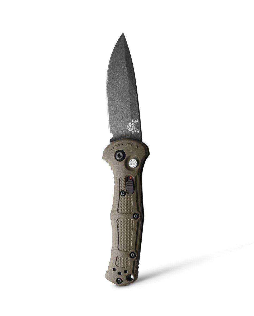 Benchmade 9570BK-1 Mini Claymore Ranger Green Auto Knife 3" CPM-D2 (USA) - NORTH RIVER OUTDOORS