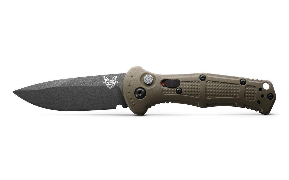 Benchmade 9570BK-1 Mini Claymore Ranger Green Auto Knife 3" CPM-D2 (USA) - NORTH RIVER OUTDOORS