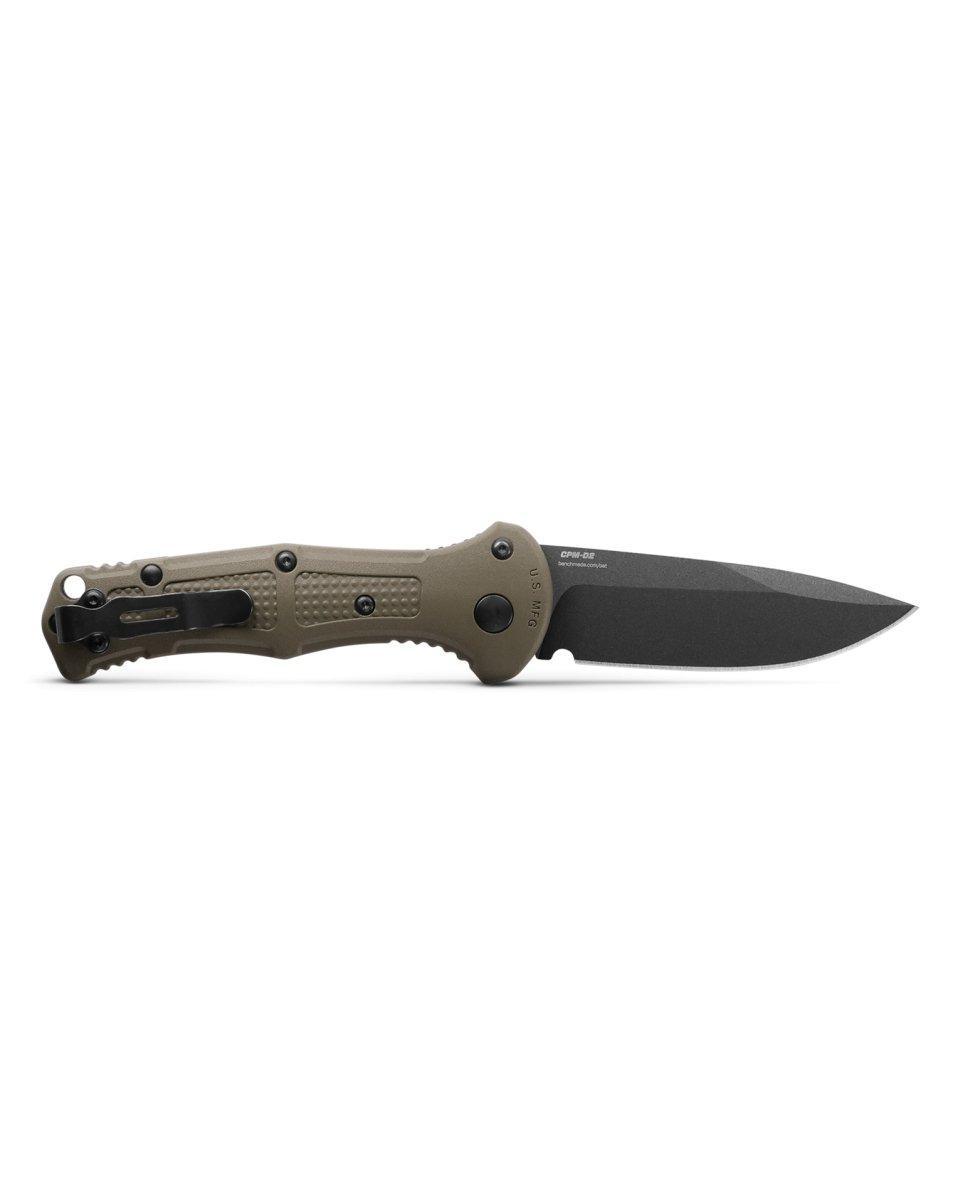 Benchmade 9570BK-1 Mini Claymore Ranger Green Auto Knife 3" CPM-D2 (USA) - NORTH RIVER OUTDOORS