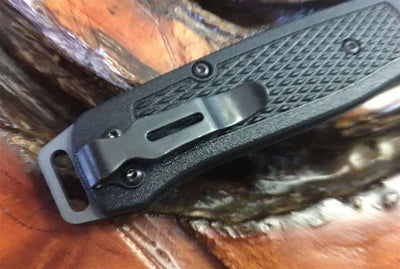 Benchmade Bailout 537GY Knife Black Grivory (3.38" Gray) - NORTH RIVER OUTDOORS