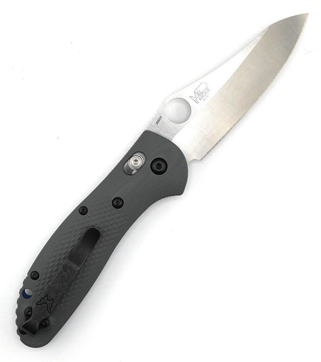 Benchmade Griptilian 550-1 Folding Knife 3.45" Premium CPM-20CV Sheepsfoot Blade Gray G10 **Discontinued** - NORTH RIVER OUTDOORS