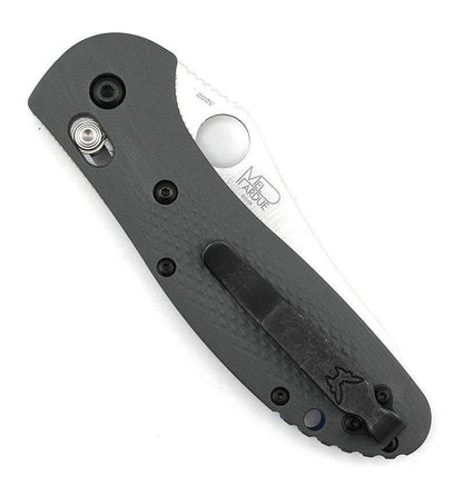Benchmade Griptilian 550-1 Folding Knife 3.45" Premium CPM-20CV Sheepsfoot Blade Gray G10 **Discontinued** - NORTH RIVER OUTDOORS