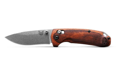 Benchmade North Fork 15031-2 Folding Knife 2.97" S30V Blade, Stabilized Wood Handles (USA) - NORTH RIVER OUTDOORS